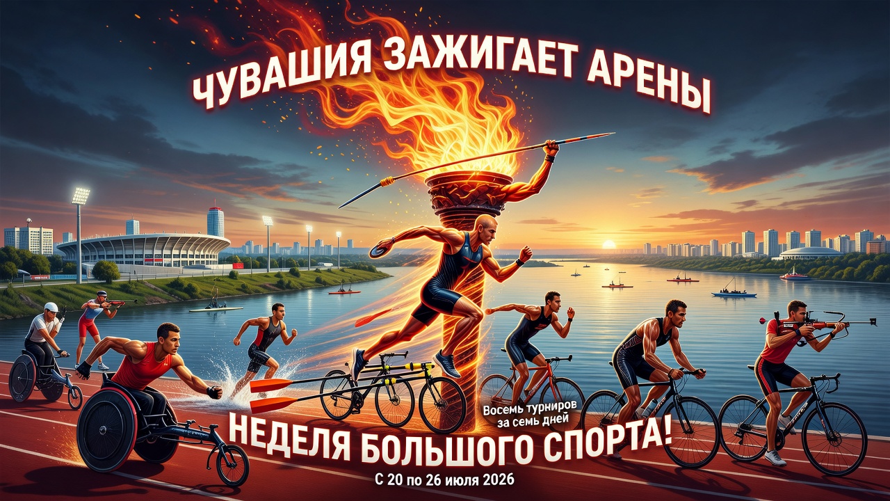 Чувашия зажигает арены. Неделя большого спорта!